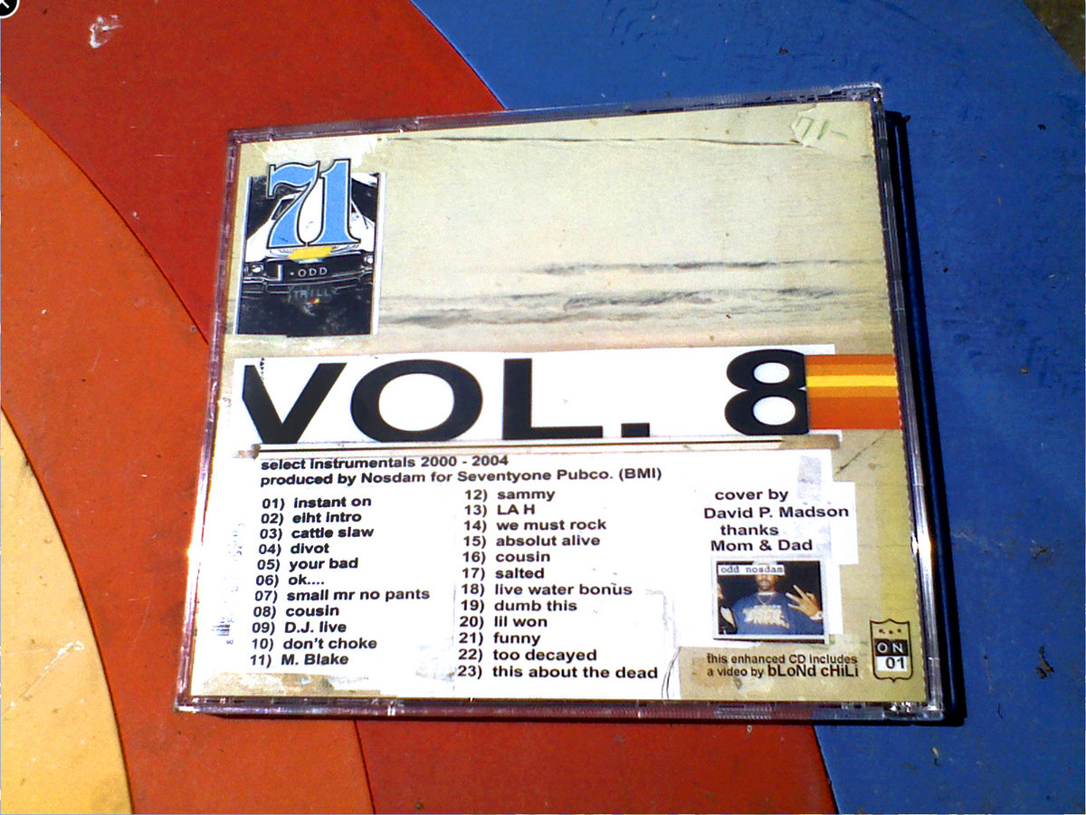 中古 odd nosdam Celebrate the Instrumental Vol. 8 (2000-2004) | Odd Nosdam