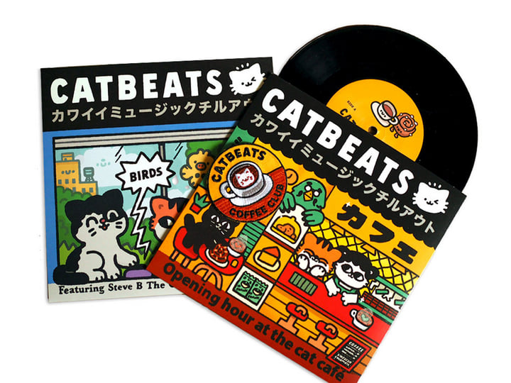 邦楽 7\" BTB Cat Vibes EP Healing Music】Cat Taking a Break ✨ 15‑Minute BGM 🌸 Ep.108