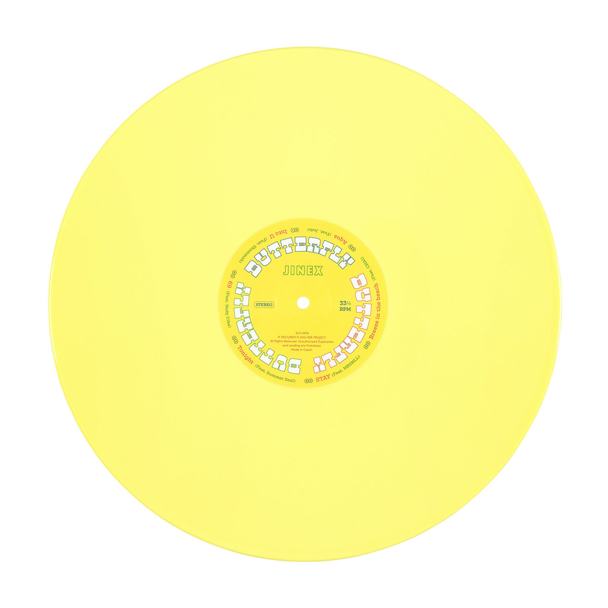 JINEX / BUTTERFLY 韓国R&B LP レコード Butterfly | JINex | SSE PROJECT