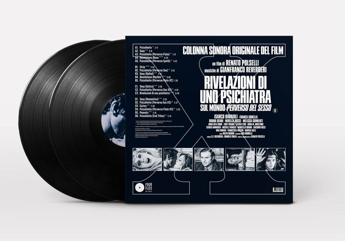 伊2LP Gianfranco Reverberi Rivelazioni di Uno Psichiatra Sul Mondo Perverso De FLIES71 Four Flies Records /00520 Rivelazioni Di Uno Psichiatra Sul Mondo Perverso Del Sesso