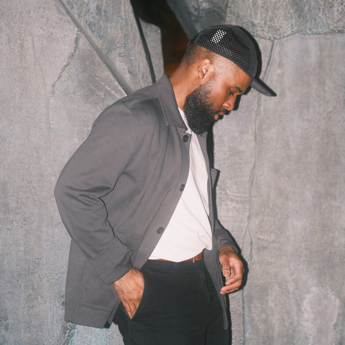USA製　JJJJound Mesh Sports Cap Black Lunice x JJJJound 'Open' Cap - Black | Lunice