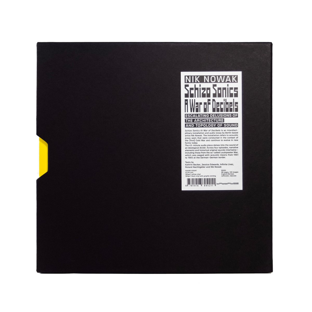 Nik Nowak - A War Of Decibels Book + 2 x Vinyl Boxset | Flatlines