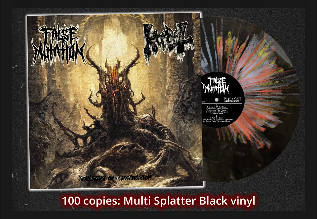 "Multi Splatter Black" lim. 100 copies - PREORDER -