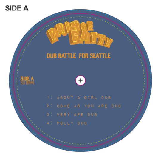 英LP Prince Fatty Dub Battle For Seattle LVD0010 Lovedub Limited /00300 Dub Battle For Seattle | Prince Fatty