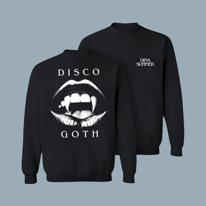 Disco Goth Sweatshirt Black (Design 1)