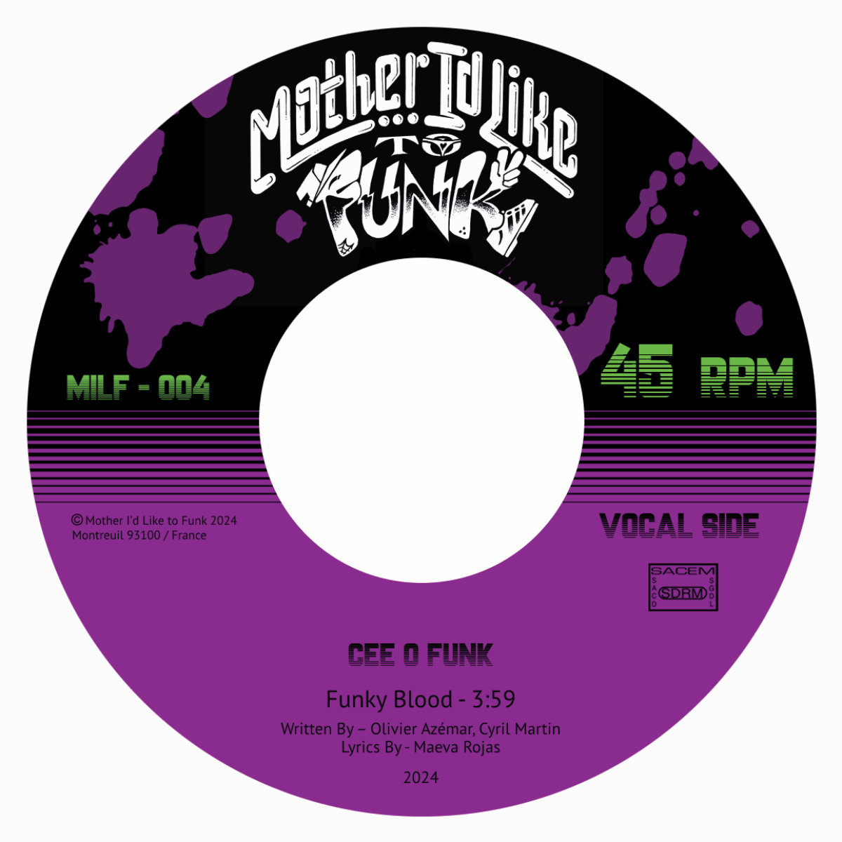 その他 Seven Minutes Of Funk 12 45 RPM The Whole Darn Family – Ain't Nothing But Something To Do