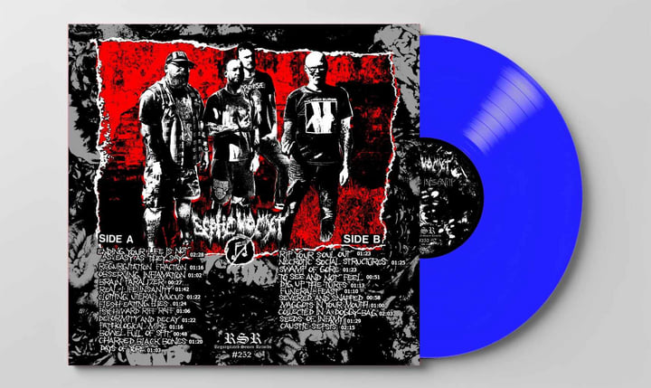 RSR 252: Septic Vomet - Real Life Insanity - LP/CD - | RSRec/HAP