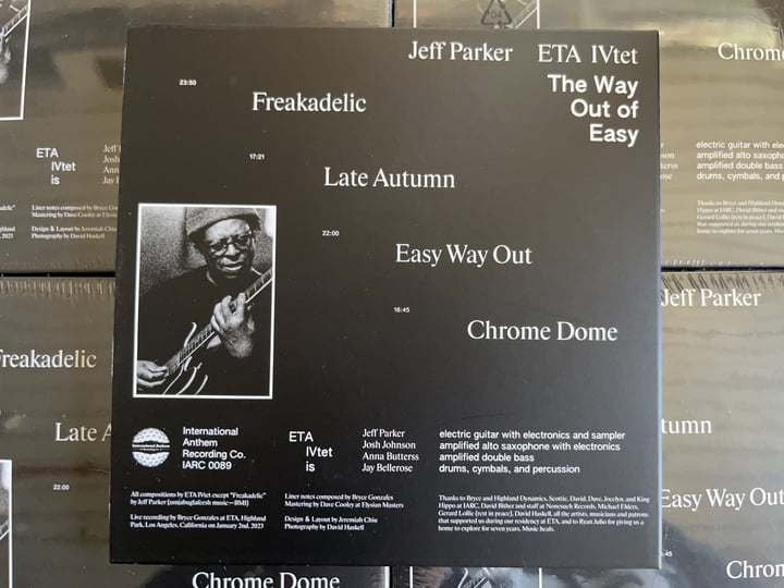 The Way Out of Easy | Jeff Parker ETA IVtet | International Anthem