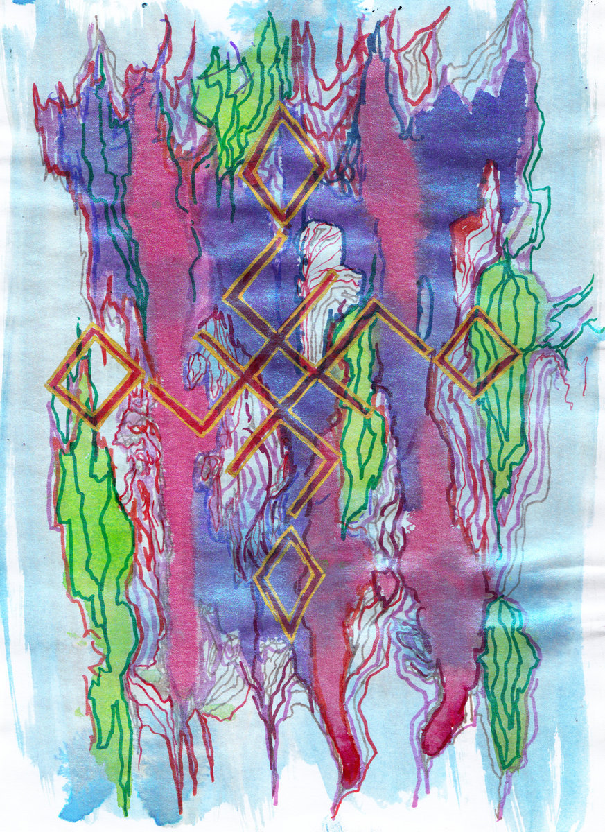 star pendant artwerke skullflower