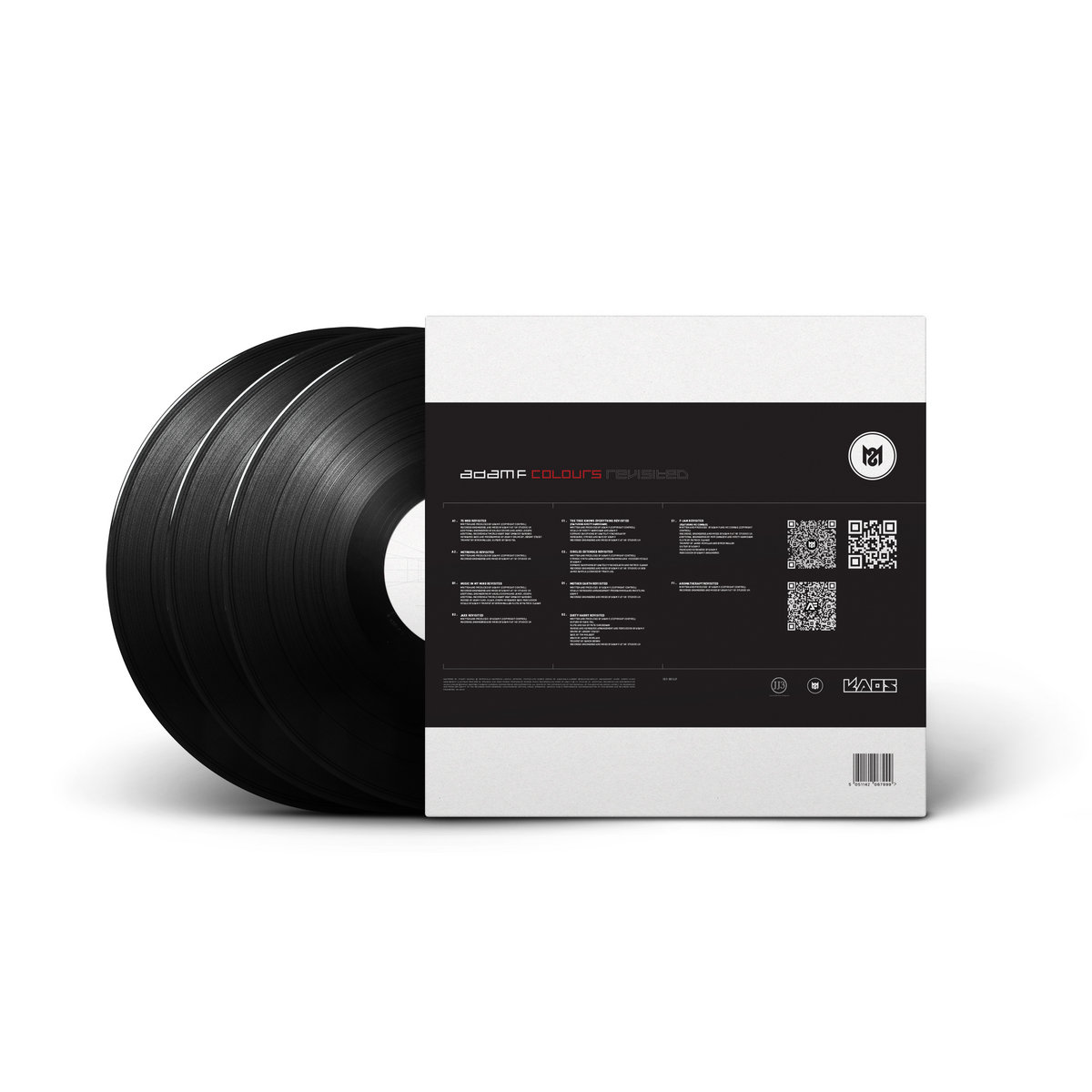 Adam F – Colours【2LP+12inch】 Adam F – Colours Revisited – 3 x Vinyl (Red Transparent, 12