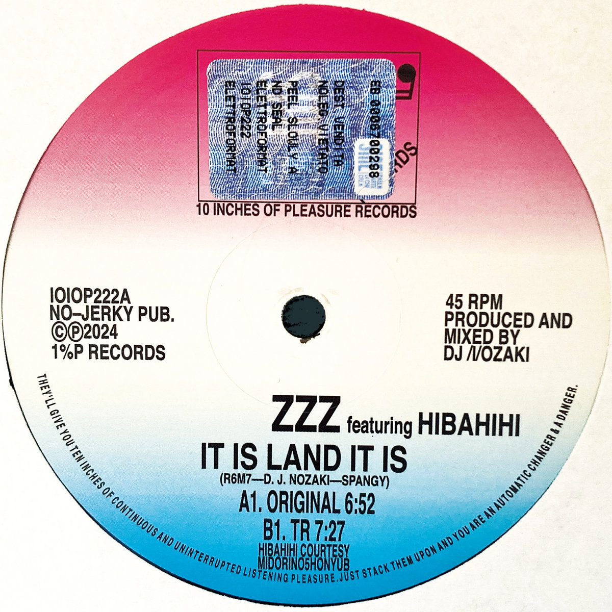 ZZZ featuring HIBAHIHI – It Is Land It Is | ZZZ featuring