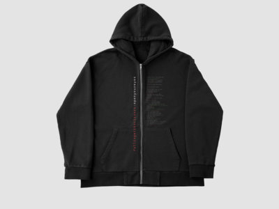 Eyelet hoodie zipup main image 1