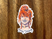 manners, please. - Stay Strange Sticker - In Memory of the Ungovernable Katrina Bolyard