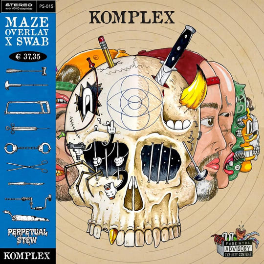 KOMPLEX | maze overlay, swab | Perpetual Stew Goodsm.
