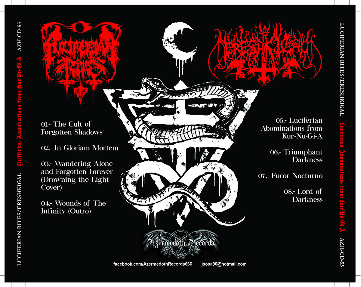 Luciferian Abominations from KurNuGiA LUCIFERIAN RITES