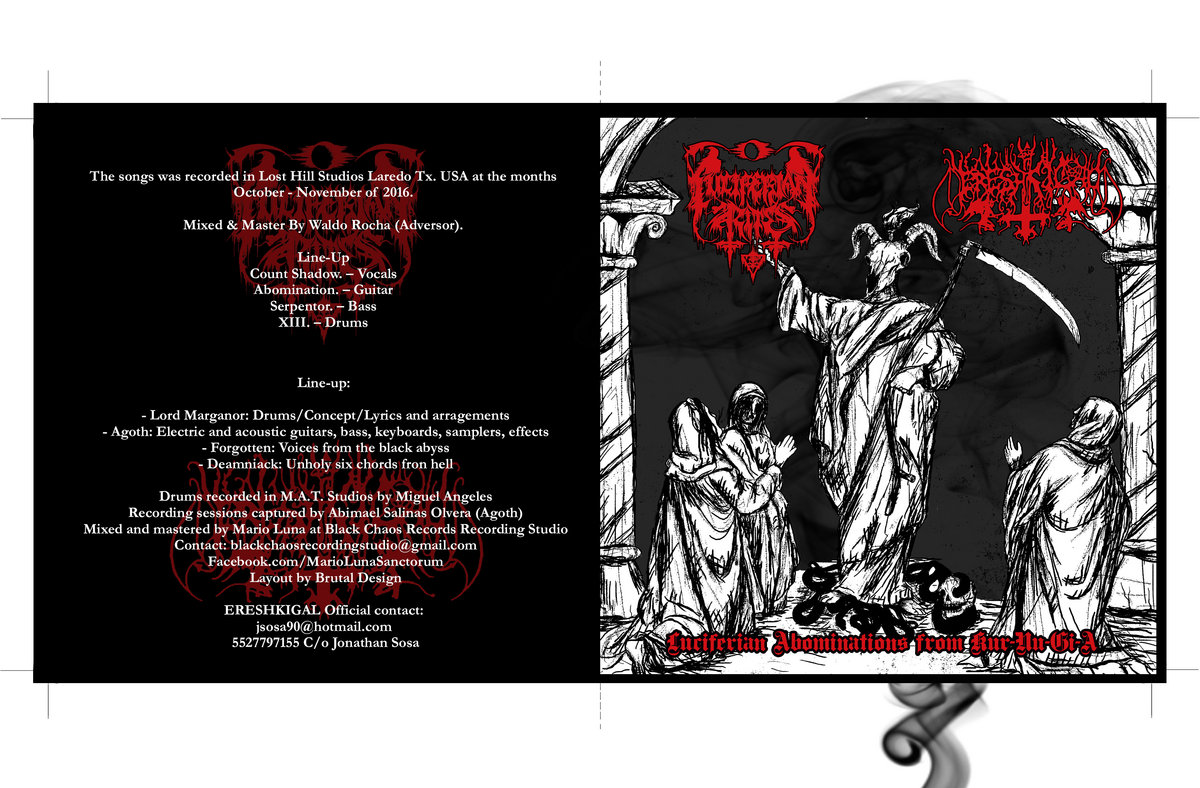 Luciferian Abominations from KurNuGiA LUCIFERIAN RITES