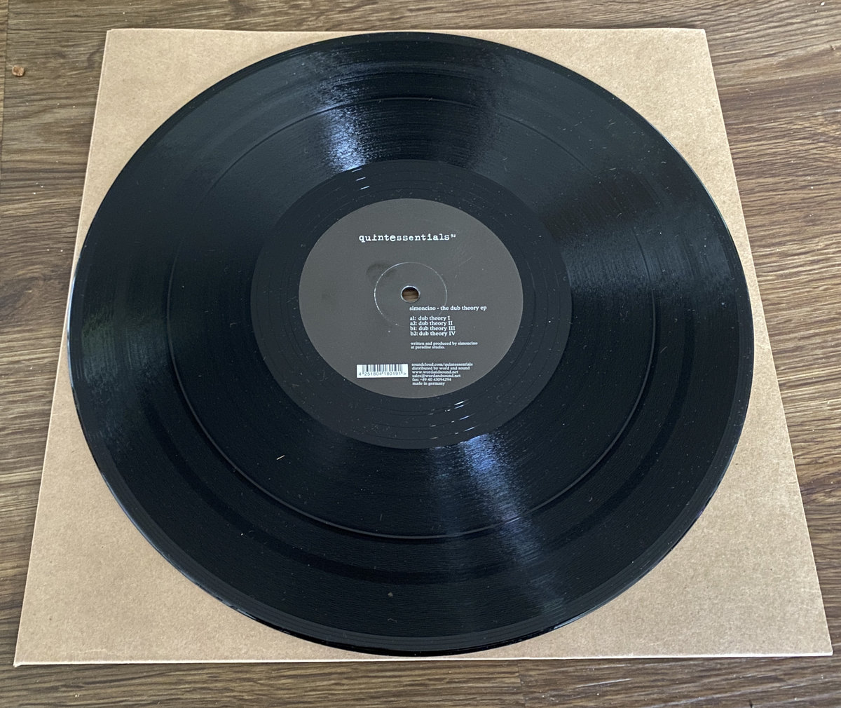 Simoncino / The Dub Theory EP Simoncino / The Dub Theory EP
