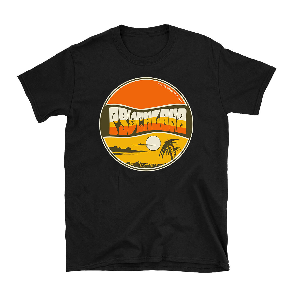 Warped Vision Tour T Shirt | Psychlona