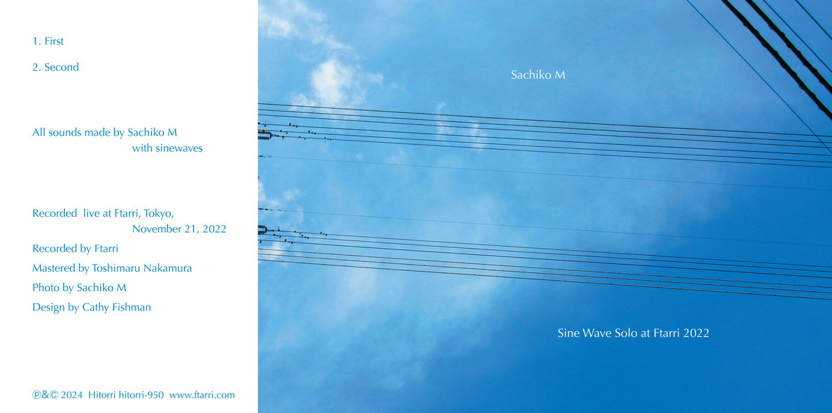Sine Wave Solo at Ftarri 2022 | Sachiko M | Hitorri
