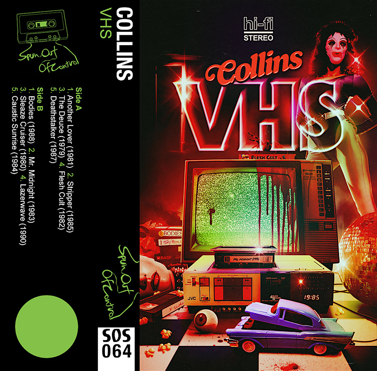 VHS | COLLINS | Spun Out Of Control