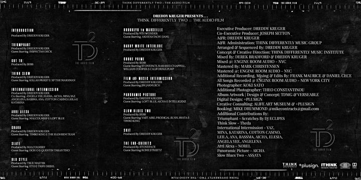 Dreddy Kruger Presents Think Differently Two :: The Audio