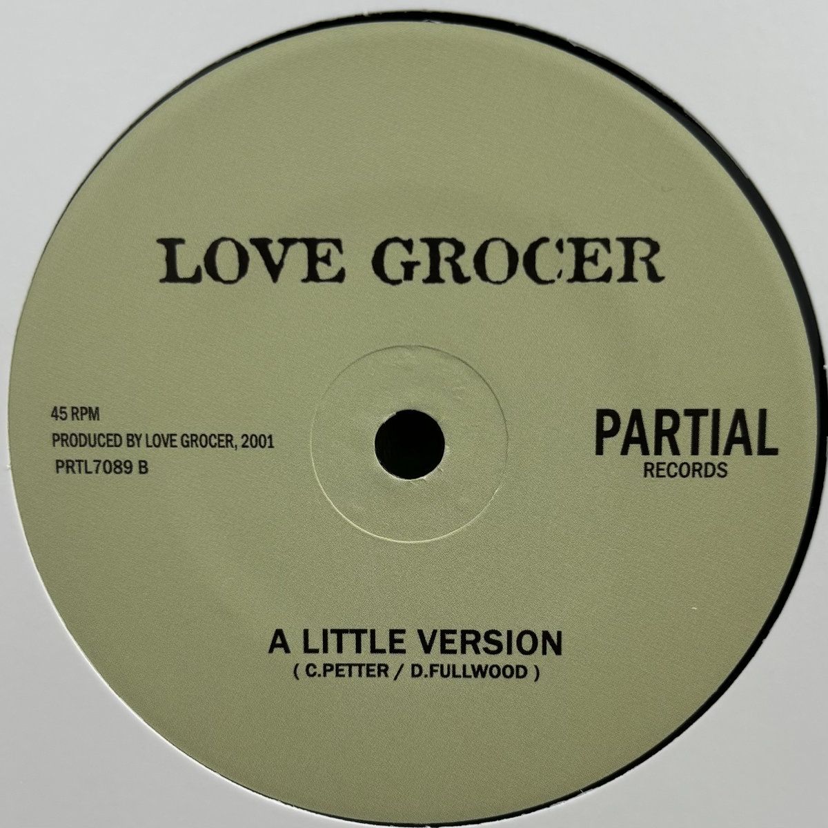 the love grocer Love Grocer レコード A Little Rain Must Fall | Love Grocer | Partial Records
