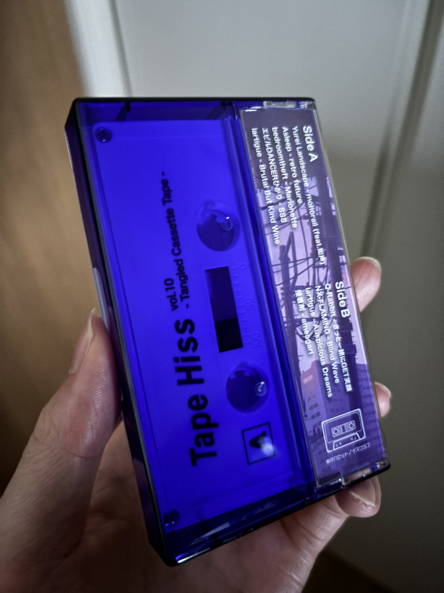 Tape Hiss Vol . 10 Tangled Cassette Tape Tokyo Cassette Noise Club