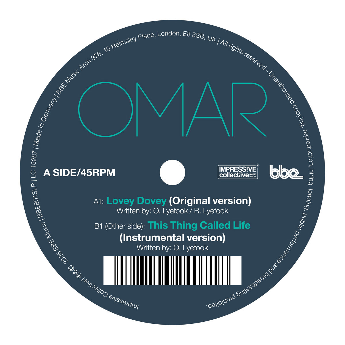 7" Vinyl (Limited 500 Copies)