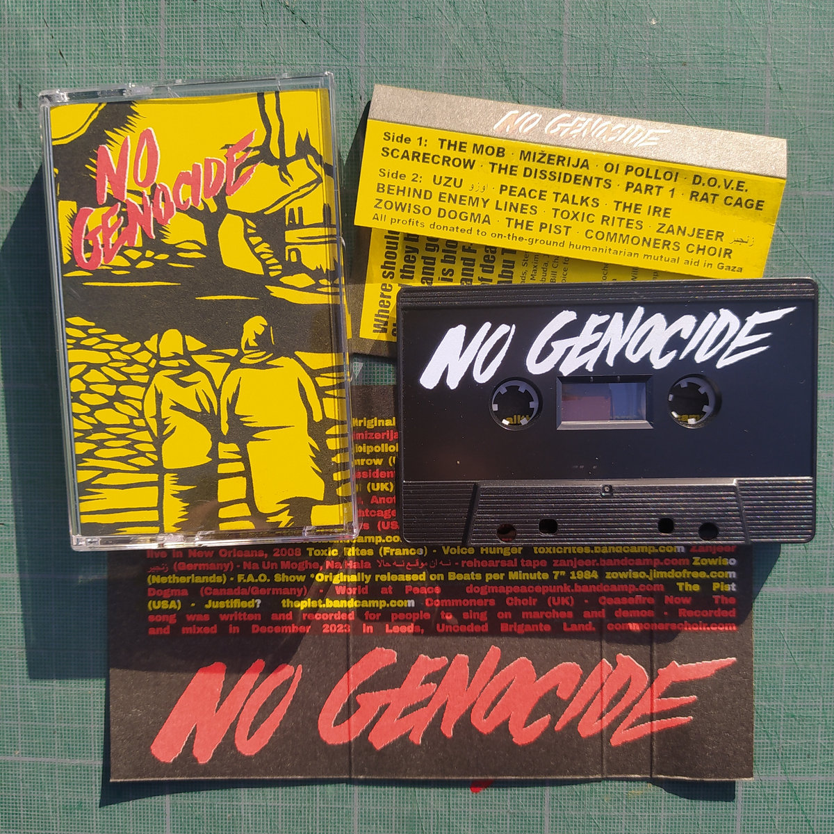 NO GENOCIDE / NO OCCUPATION / YES LIBERATION: Benefit cassette