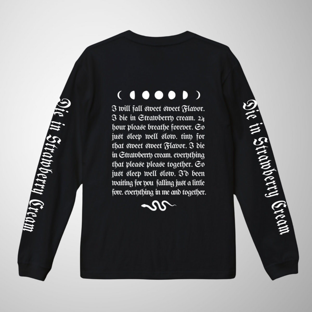 𝔖𝔱𝔯𝔞𝔴𝔟𝔢𝔯𝔯𝔶 ℭ𝔯𝔢𝔞𝔪 Limited edition long sleeve t-shirt