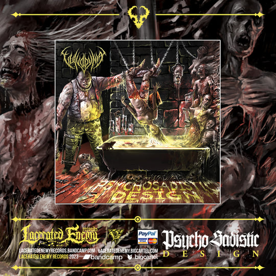 洋楽 Vulvodynia 4th CD VULVODYNIA - Psychosadistic Design | Lacerated Enemy records