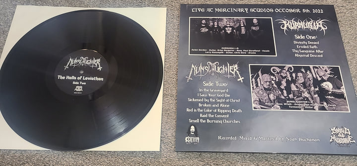 Kurnugia/Nunslaughter Into The Halls of Leviathan Split