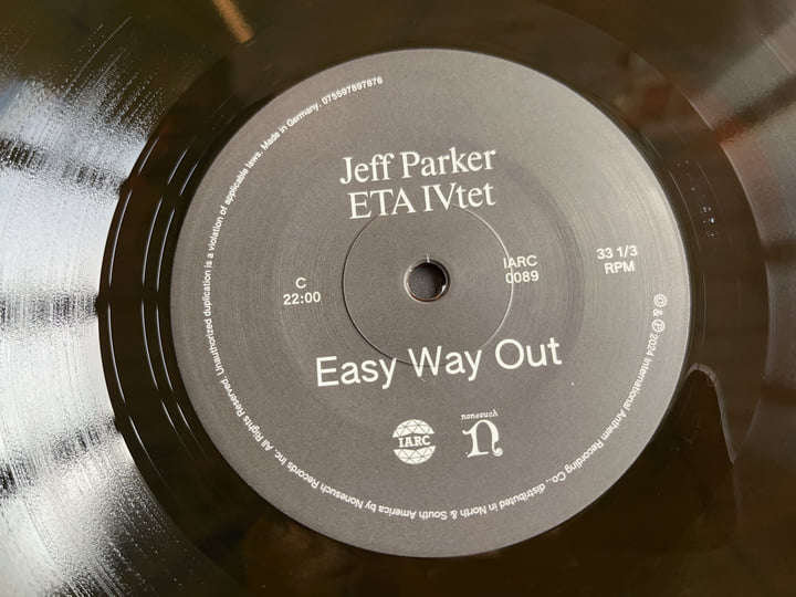 洋楽 Jeff Parker ETA IVtet 2LP Jeff Parker ETA IVtet - The Way Out Of Easy