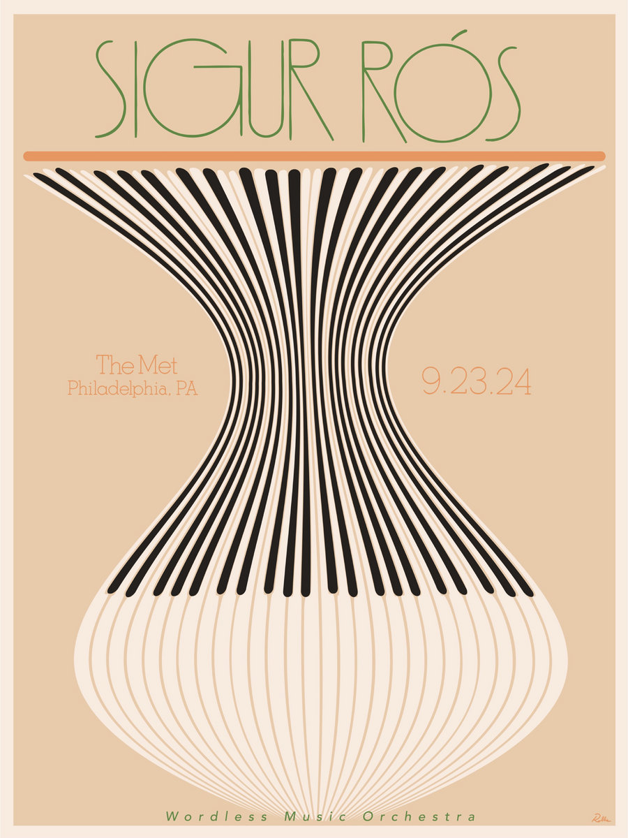 Sigur Rós – Sept 23rd - Philadelphia, PA - Unsigned | Sigur Rós