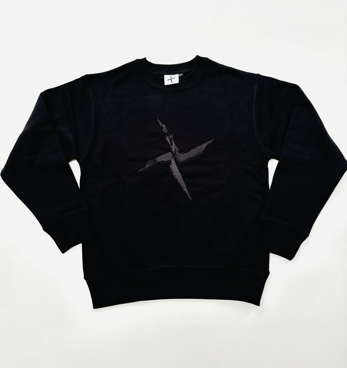 Burial - Embroidered Black Sweatshirt | Burial