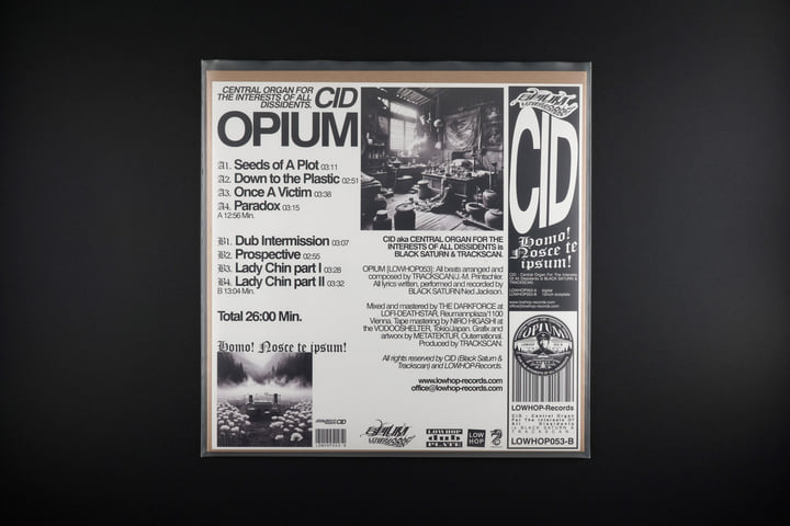 OPIUM | CID - CENTRAL ORGAN FOR THE INTERESTS OF ALL DISSIDENTS