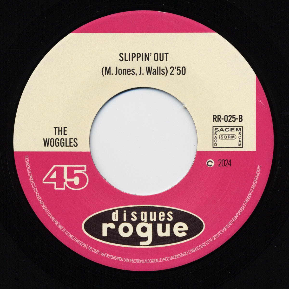 Slippin Out Anyway The Wind b/w Slippin' Out | THE WOGGLES | State Records