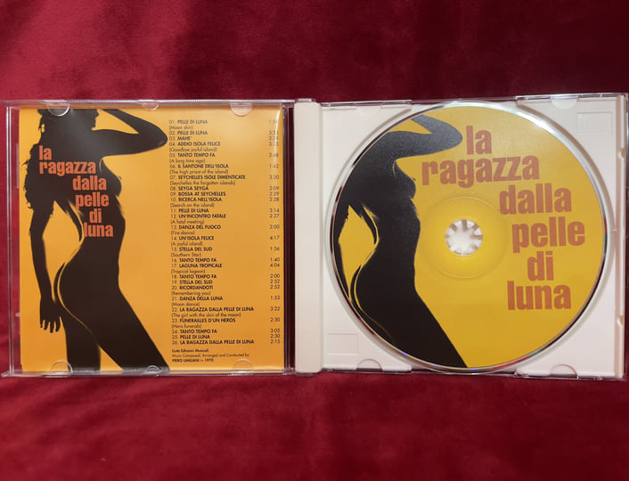 サントラCD LA RAGAZZA DALLA PELLE DI CORALLO La Ragazza Dalla Pelle Di Luna OST | Piero Umiliani | Right Tempo