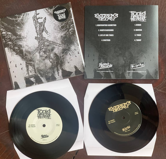 EXTREME DECAY / TOOLS OF THE TRADE Split EP | Bollocks Records