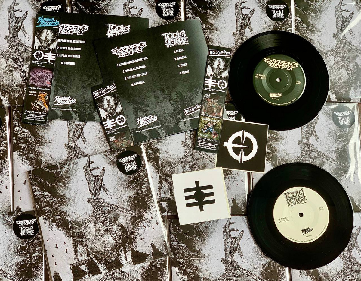 EXTREME DECAY / TOOLS OF THE TRADE Split EP | Bollocks Records