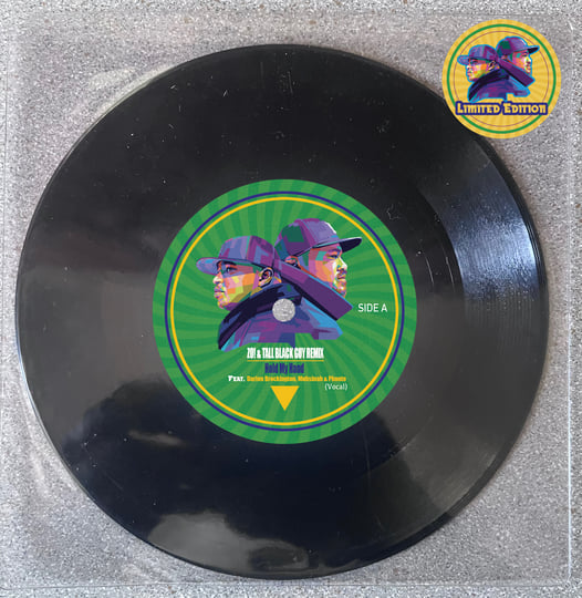 【希少7】Tall Black Guy レコード DJ 7inch EP 45 Zo! & Tall Black Guy Remix] Hold My Hand Feat. Darien Brockington