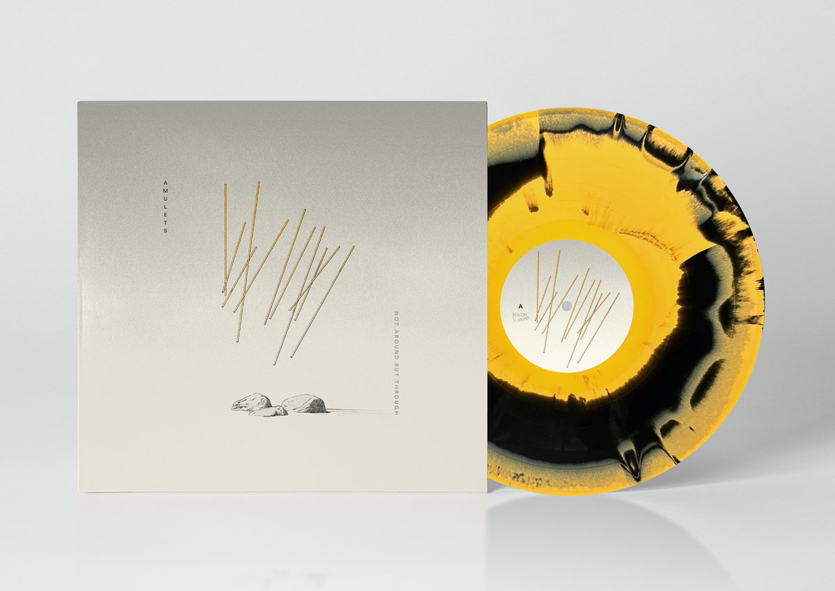 Lemon Yellow and Black Ice Vinyl