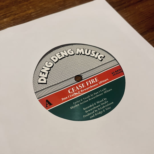 Cease Fire - Dan I Locks & Bewarehouse Alllstars | Dan I