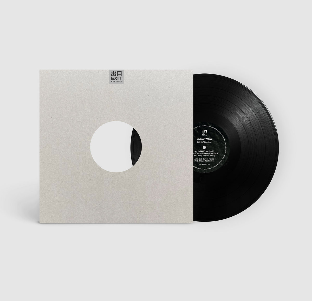 EXIT103 - Madison Willing - 'Birth LP' Remixes - COIDO/ Ehua EXIT103 - Madison Willing - 'Birth LP' Remixes - COIDO/ Ehua
