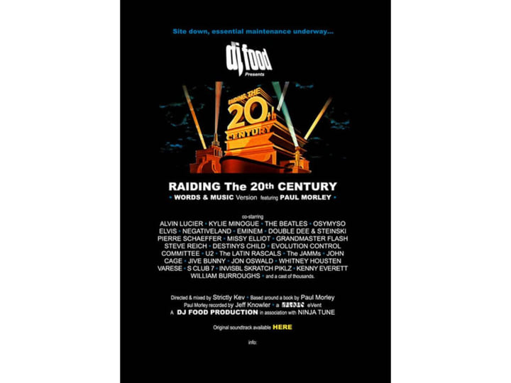 DJ FOOD Feat. Paul Morley / Raiding The 20th Century (Words