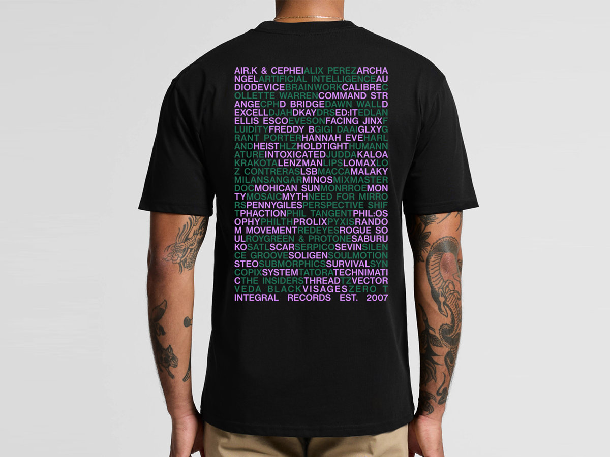 Seventeen Names Tee (Black) | Integral Records