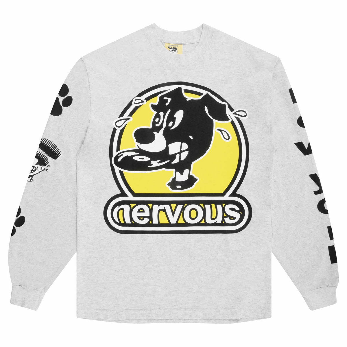 Me & My Nervous Dog Long Sleeve Shirt (Ash Gray) | Nervous Records