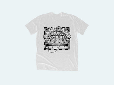 Aaron Lowell Denton x Bandcamp Exclusive T-Shirt (White) Bandcamp