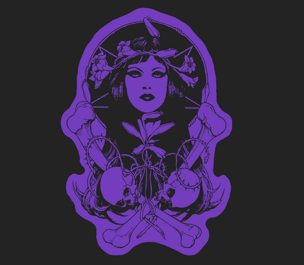 Purple Vania Zourovliov design T shirt | Die So Fluid