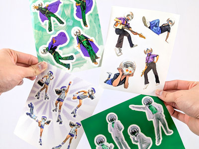 The Four's Sign Sticker 4SS (4 Sticker Sheets) | Discoholic